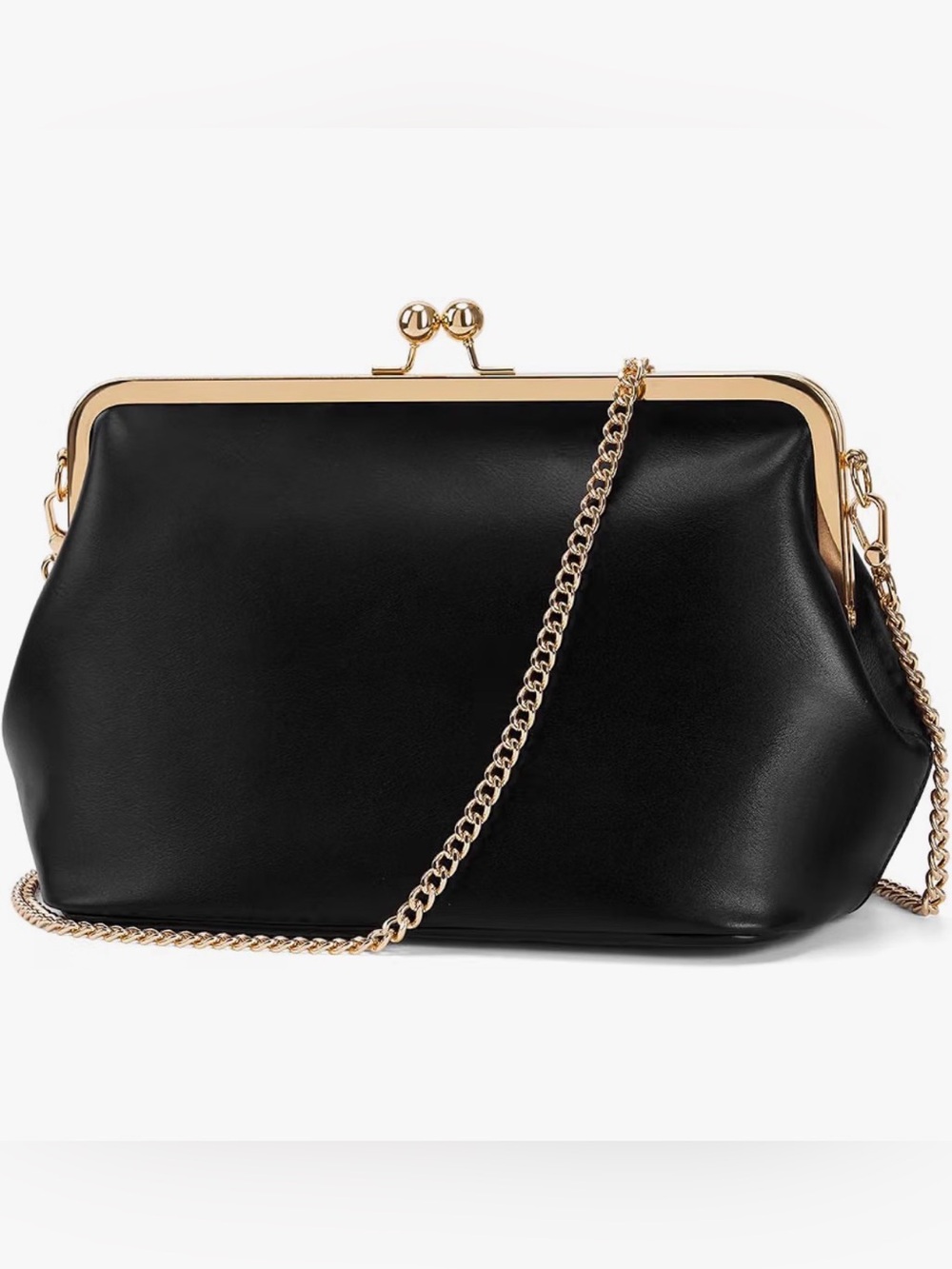 Crossbody Bag PU Medium Handbags Angel Kiss Clasp Crossbody Bags Shoulder